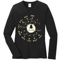 Retro Rotary Dial Ladies Long Sleeve Shirt