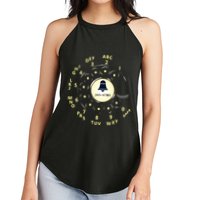Retro Rotary Dial Women's Perfect Tri Rocker Tank