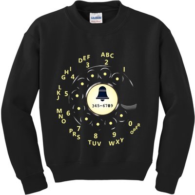 Retro Rotary Dial Kids Sweatshirt