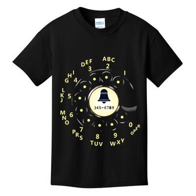 Retro Rotary Dial Kids T-Shirt
