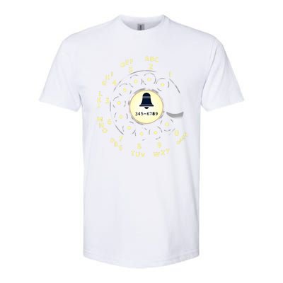 Retro Rotary Dial Softstyle® CVC T-Shirt