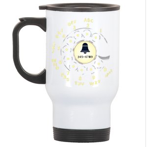 Retro Rotary Dial Stainless Steel Travel Mug