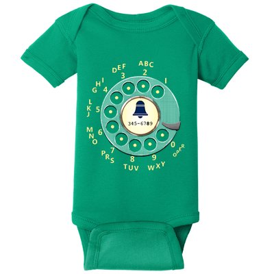 Retro Rotary Dial Baby Bodysuit