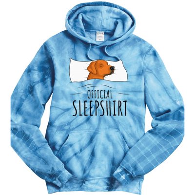 Rhodesian Ridgeback Dog Sleepshirt Tie Dye Hoodie