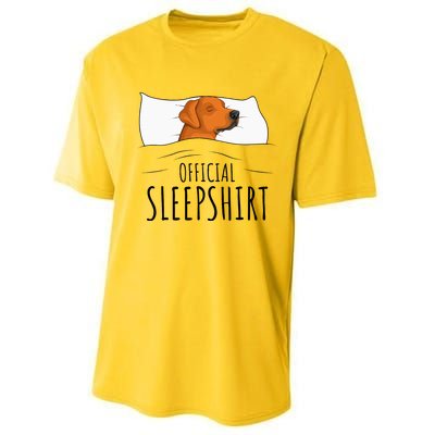 Rhodesian Ridgeback Dog Sleepshirt Performance Sprint T-Shirt