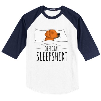 Rhodesian Ridgeback Dog Sleepshirt Baseball Sleeve Shirt