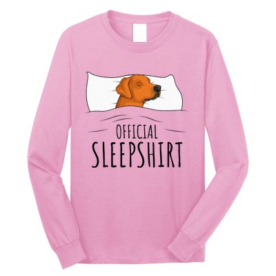 Rhodesian Ridgeback Dog Sleepshirt Long Sleeve Shirt