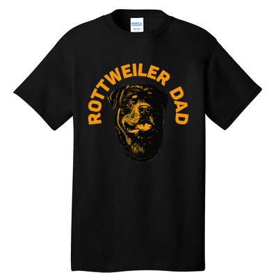 Rottweiler Rottie Dad Daddy Father Funny Tall T-Shirt