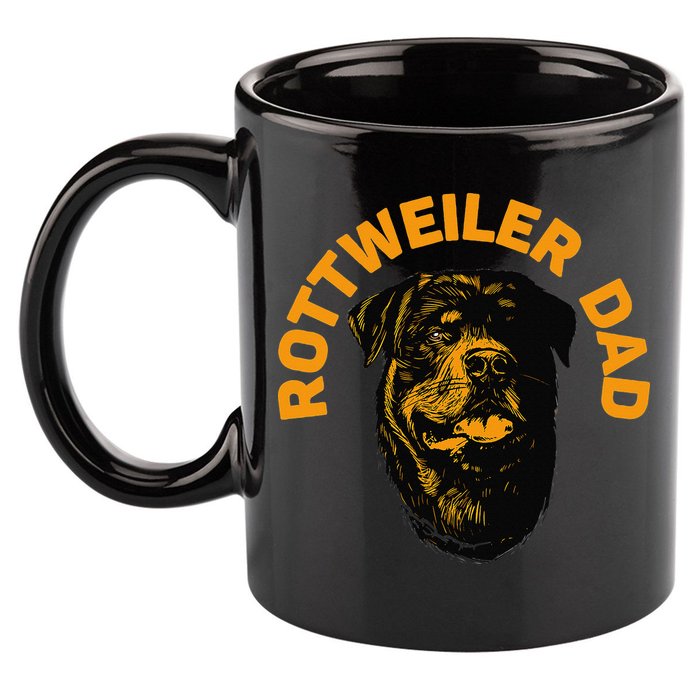 Rottweiler Rottie Dad Daddy Father Funny 11oz C Handle Ceramic Mug