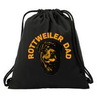 Rottweiler Rottie Dad Daddy Father Funny Drawstring Bag