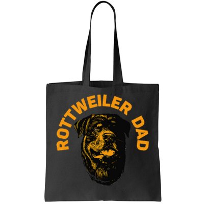 Rottweiler Rottie Dad Daddy Father Funny Tote Bag