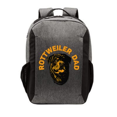 Rottweiler Rottie Dad Daddy Father Funny Vector Backpack