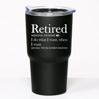 Retirement Retired Definition Funny I Do What I Want When I Want Tumbler