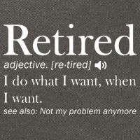 Retirement Retired Definition Funny I Do What I Want When I Want Cotton Canvas Backpack