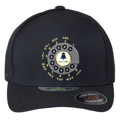Retro Rotary Dial Flexfit Unipanel Trucker Cap