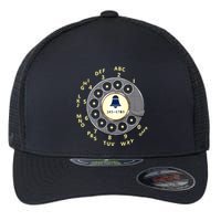 Retro Rotary Dial Flexfit Unipanel Trucker Cap
