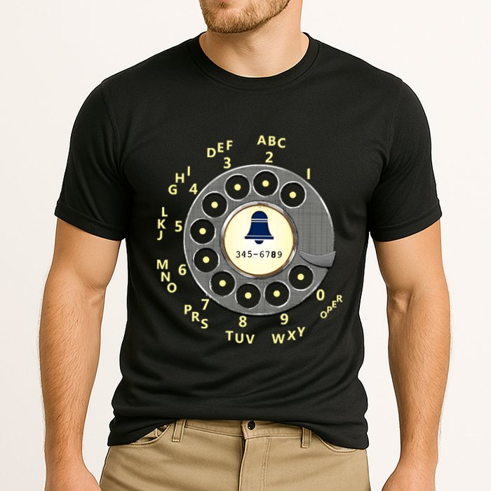 Retro Rotary Dial Performance Shirt