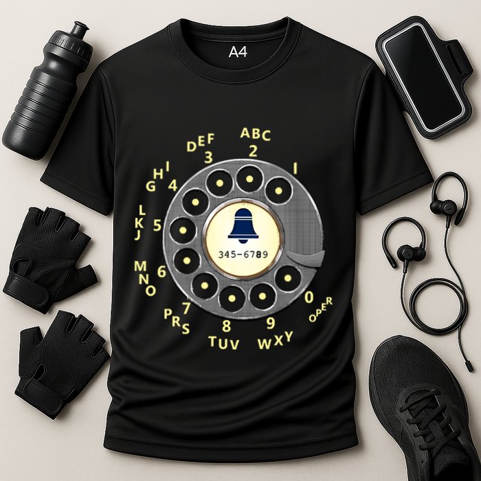 Retro Rotary Dial Performance Shirt