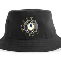 Retro Rotary Dial Sustainable Bucket Hat