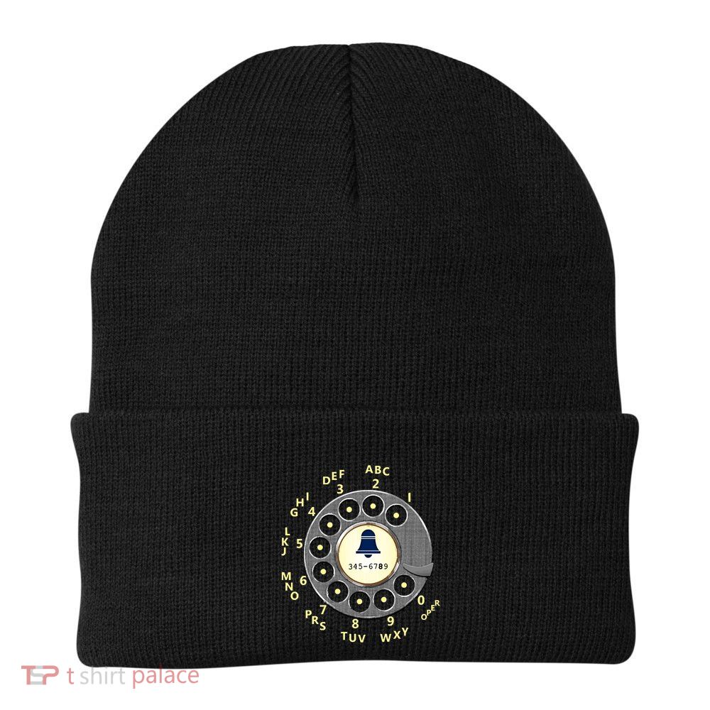Retro Rotary Dial Beanie