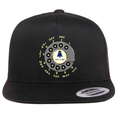 Retro Rotary Dial Flatbill Hat