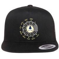 Retro Rotary Dial Flatbill Hat