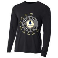 Retro Rotary Dial Cooling Performance Long Sleeve Crew
