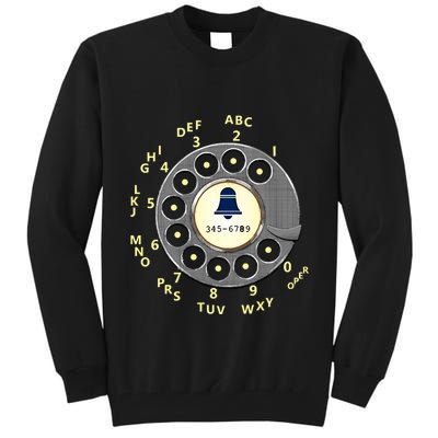 Retro Rotary Dial Tall Sweatshirt