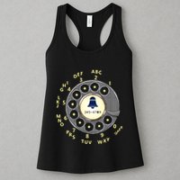 Retro Rotary Dial Womens Tank Top