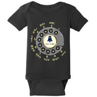 Retro Rotary Dial Baby Bodysuit