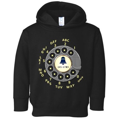 Retro Rotary Dial Toddler Hoodie