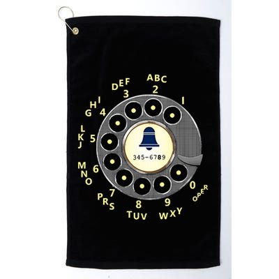 Retro Rotary Dial Golf Towel