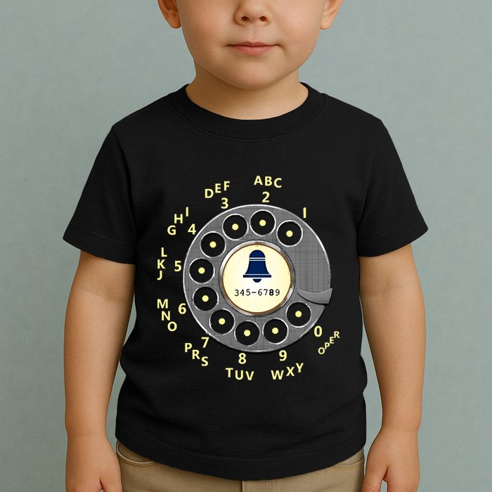 Retro Rotary Dial Toddler T-Shirt