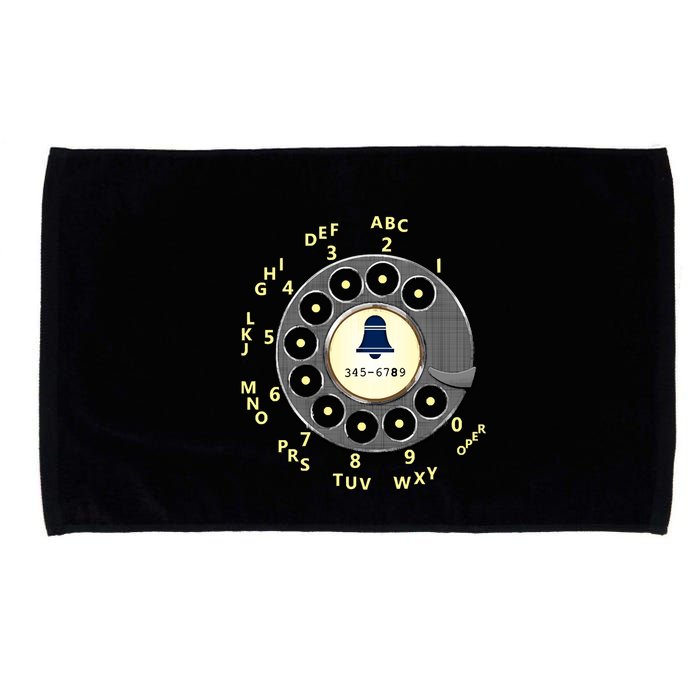 Retro Rotary Dial Microfiber Hand Towel