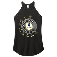 Retro Rotary Dial Women's Perfect Tri Rocker Tank