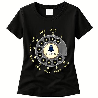 Retro Rotary Dial Womens T-Shirt
