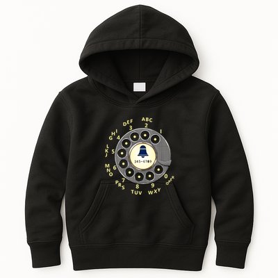 Retro Rotary Dial Kids Hoodie
