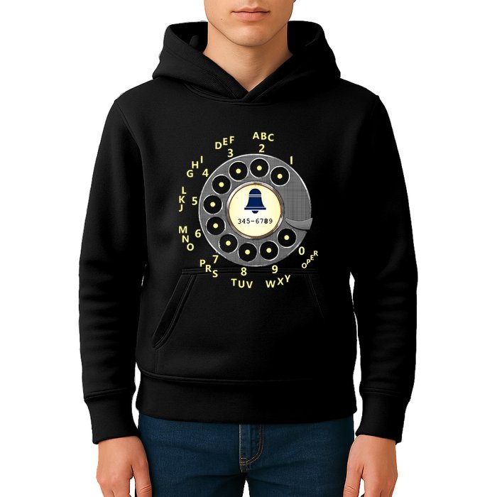 Retro Rotary Dial Kids Hoodie