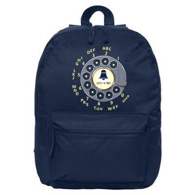 Retro Rotary Dial 16 in Basic Backpack