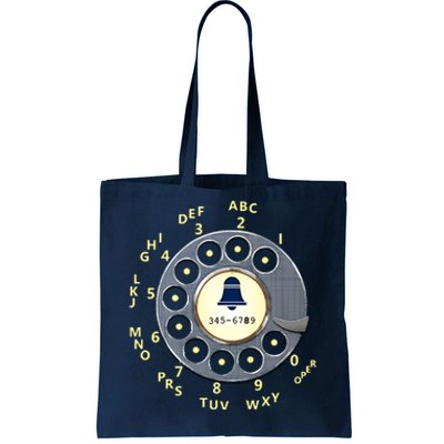 Retro Rotary Dial Tote Bag