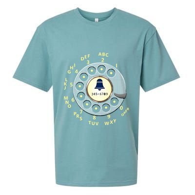 Retro Rotary Dial Sueded Cloud Jersey T-Shirt