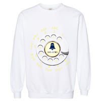 Retro Rotary Dial Garment-Dyed Sweatshirt