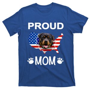 Rottweiler Rottweiler Dog Rottweiler Proud Patriot Mom Gift T-Shirt