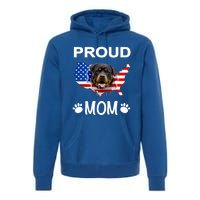 Rottweiler Rottweiler Dog Rottweiler Proud Patriot Mom Gift Premium Hoodie