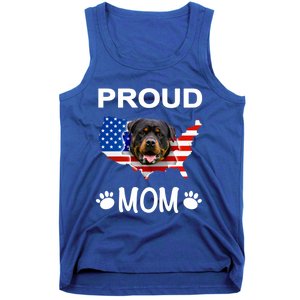 Rottweiler Rottweiler Dog Rottweiler Proud Patriot Mom Gift Tank Top