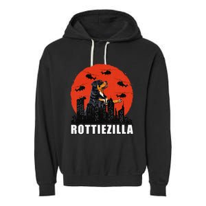 Rottweiler Rottie Dog Lovers Rottweiler Mom Funny Garment-Dyed Fleece Hoodie