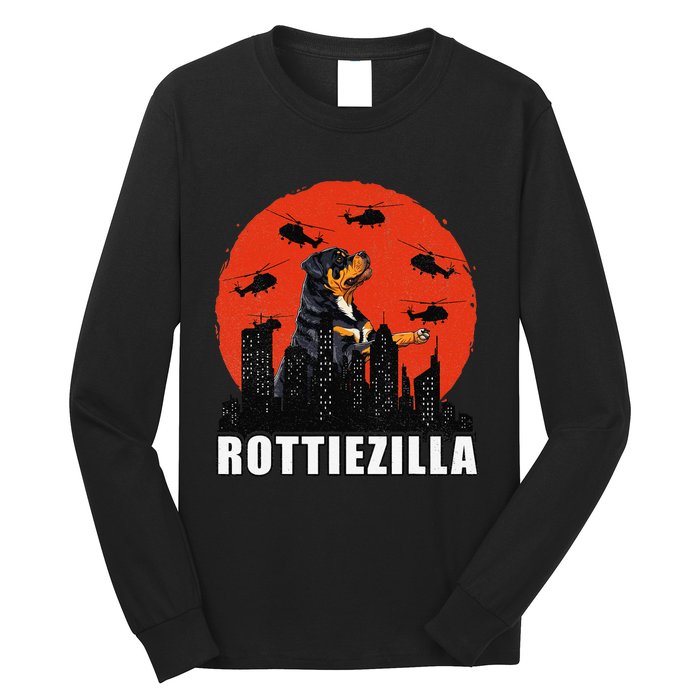 Rottweiler Rottie Dog Lovers Rottweiler Mom Funny Long Sleeve Shirt