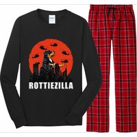 Rottweiler Rottie Dog Lovers Rottweiler Mom Funny Long Sleeve Pajama Set