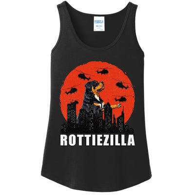 Rottweiler Rottie Dog Lovers Rottweiler Mom Funny Ladies Essential Tank