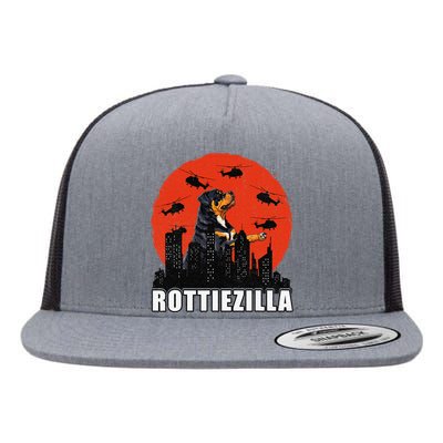 Rottweiler Rottie Dog Lovers Rottweiler Mom Funny Flat Bill Trucker Hat